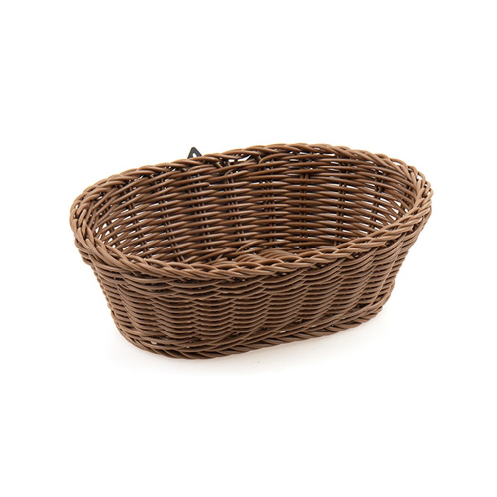 Bread Basket PP Woven Oval 25x17x8cm - $3.98 EA / CTN QTY: 12