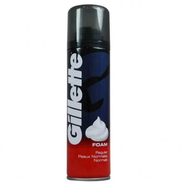 Gillette Shaving Foam Regular 200ml - $3.75 EA / CTN QTY: 6