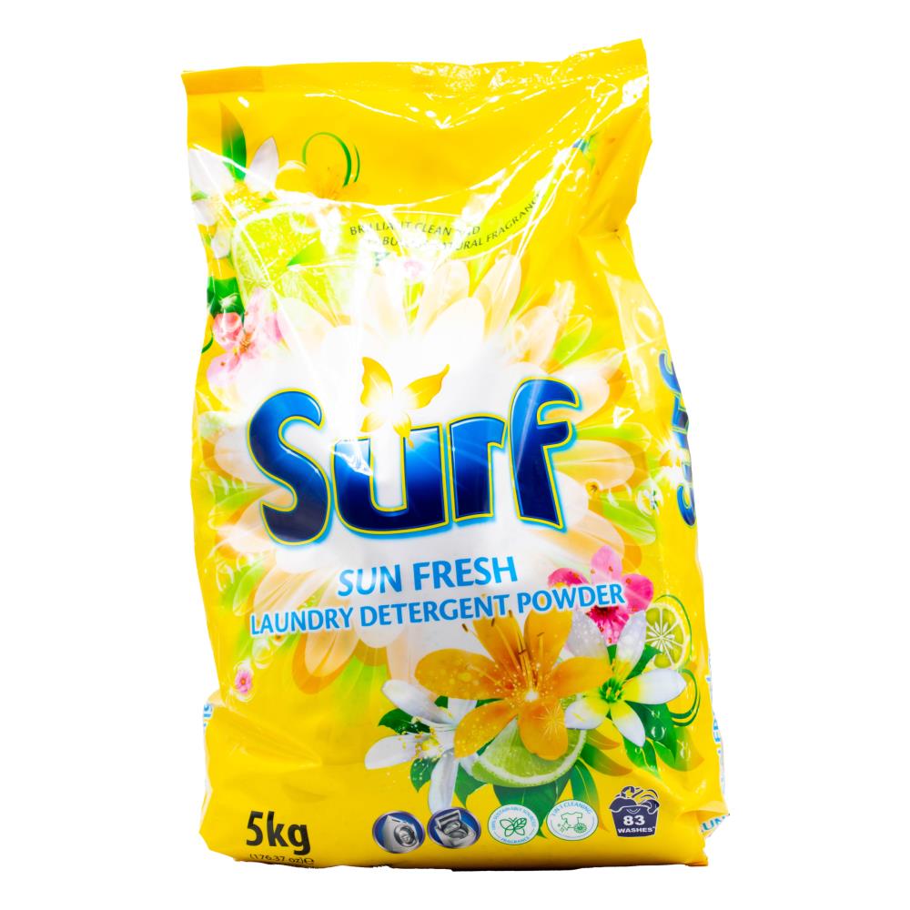 Surf Laundry Powder Sun Fresh 5kg - $9.99 EACH/ CTN QTY: 4