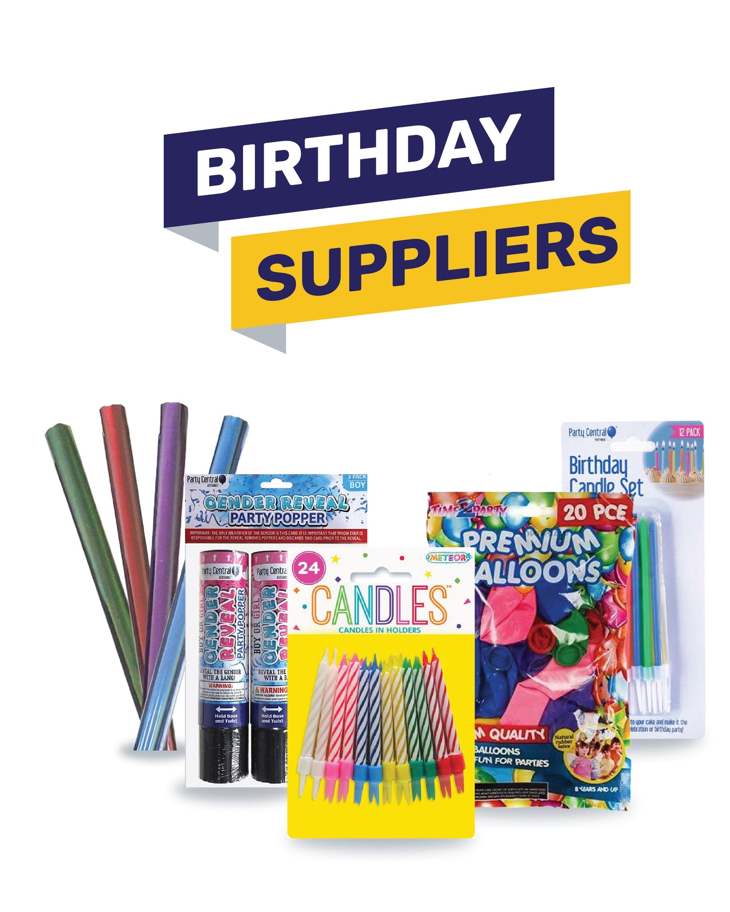 BIRTHDAY SUPPLIERS