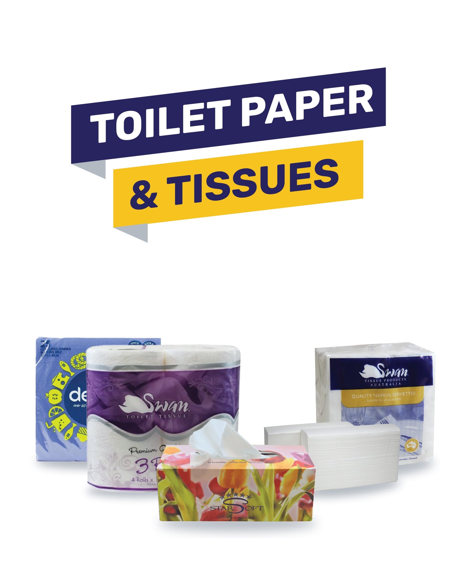 TOILET PAPER & TISSUES