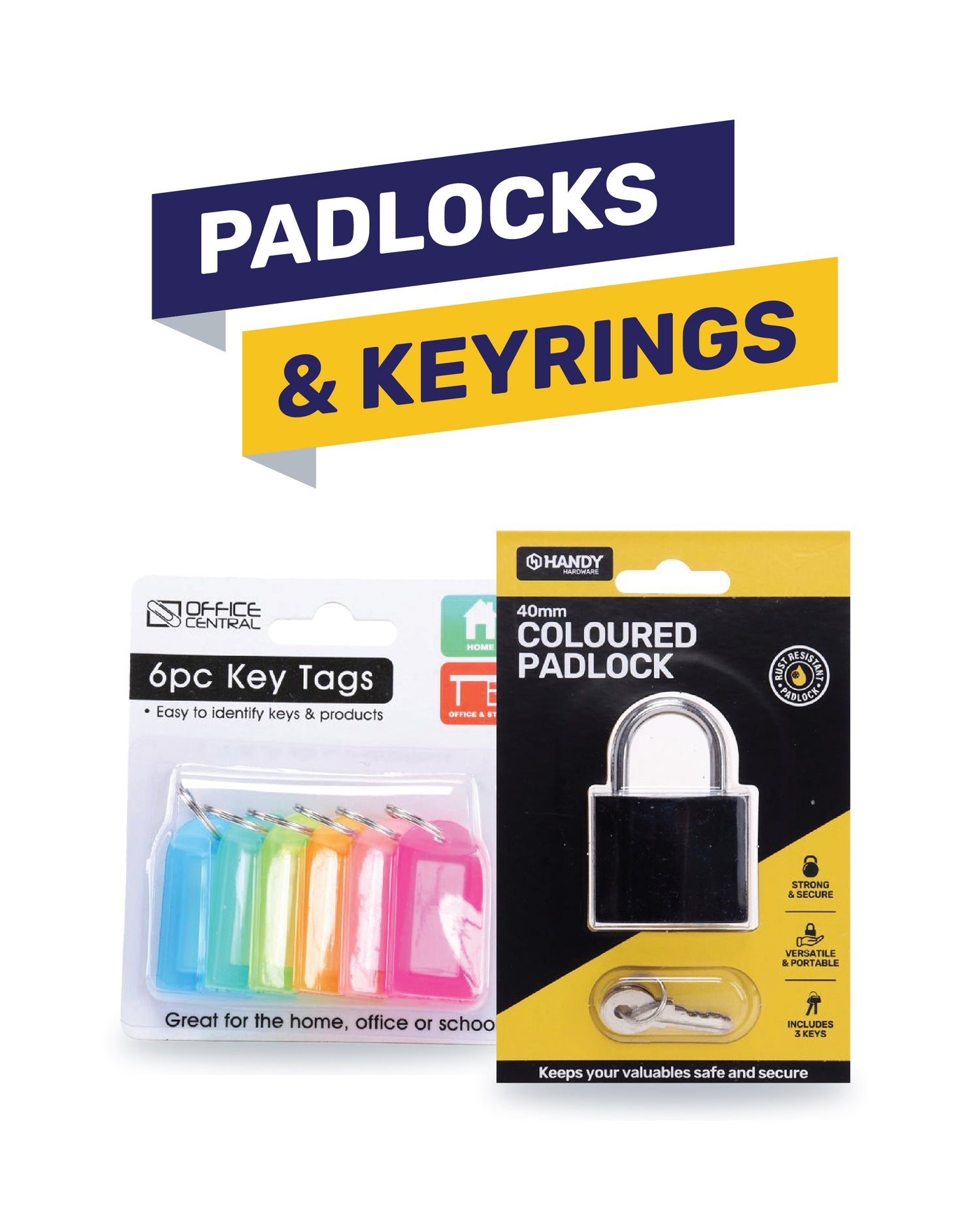 PADLOCK & KEYRINGS