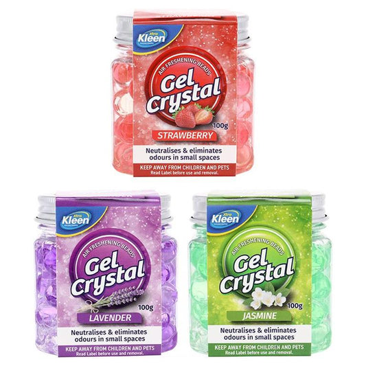 Gel Bead Air Freshener 100g/Pc - 3 Scents ASSTD  -  $1.50 EA / CTN QTY: 6