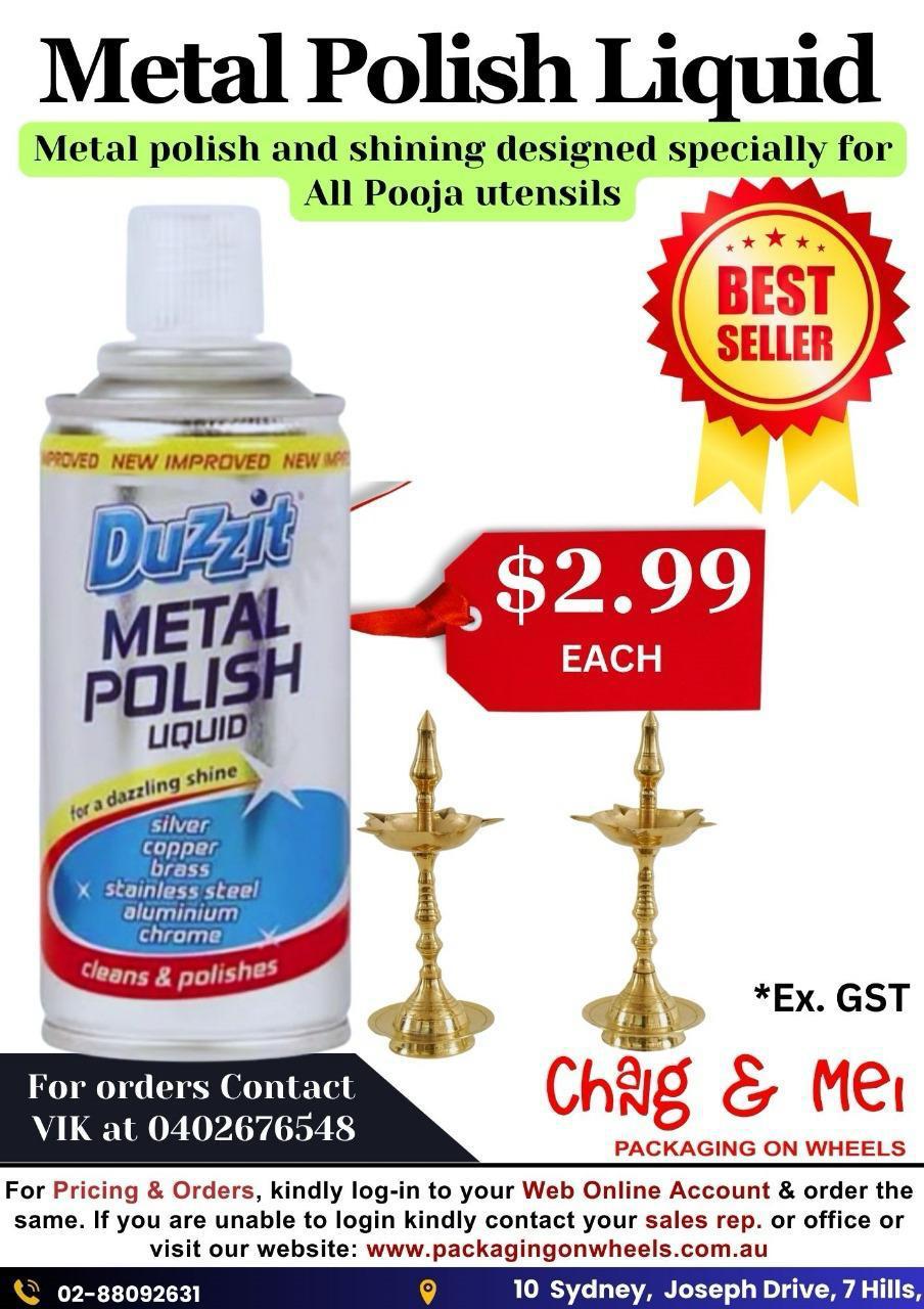 Metal Polish Liquid 120ml  - $2.99 EA / CTN QTY: 12
