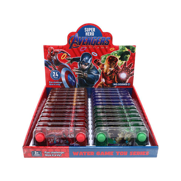 Hand Held Water Skill Game Super Hero - $1.65 EA / CTN QTY: 24