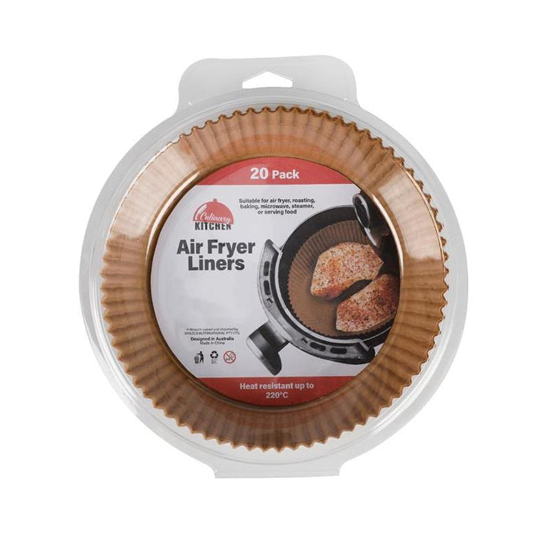 Air Fryer Liner Rnd 20x5cm 20PK - $1.50 EA / CTN QTY: