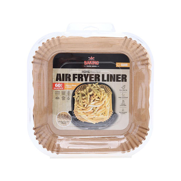 Air Fryer Liner Sqr 20cm 60PK - $2.99 EA CTN QTY: 12