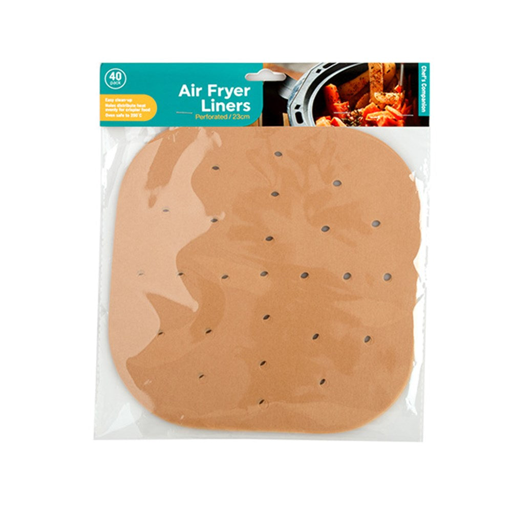 Liners Square Air Fryer Steamer 23cm 40PK - $1.50 EA / CTN QTY: 12