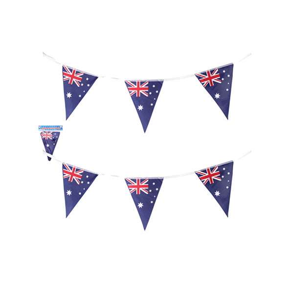 Triangle Australian Flag Bunting - $1.50 EA / CTN QTY: 6