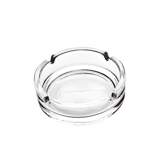 Glass Ashtray Round 10.5cm - $1.20 EA / CTN QTY: 6