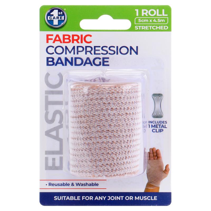 Elastic Bandage Roll Incl 1 Clip - $1.50 EA / CTN QTY: 12