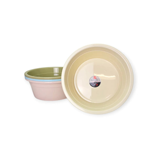 Coloured Plastic Basin 28x11cm - $1.50 EA / CTN QTY: 10