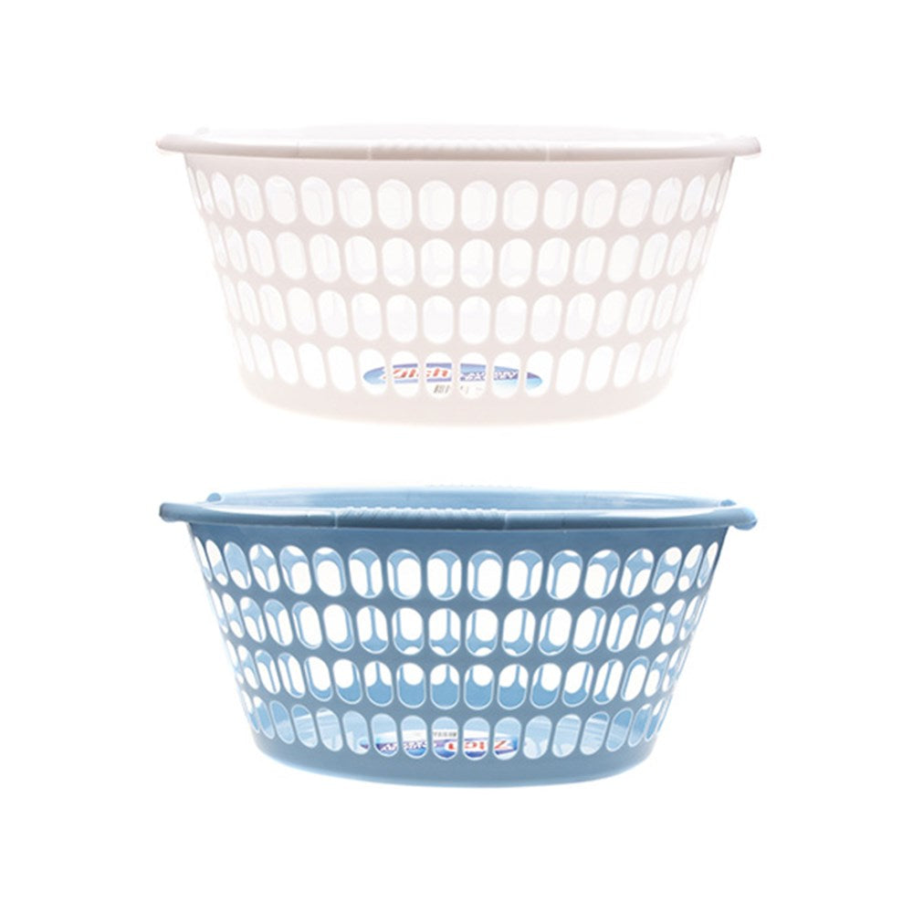 Laundry Basket Plastic 2 ASSTD COLS - $4.20 EA / CTN QTY: 12