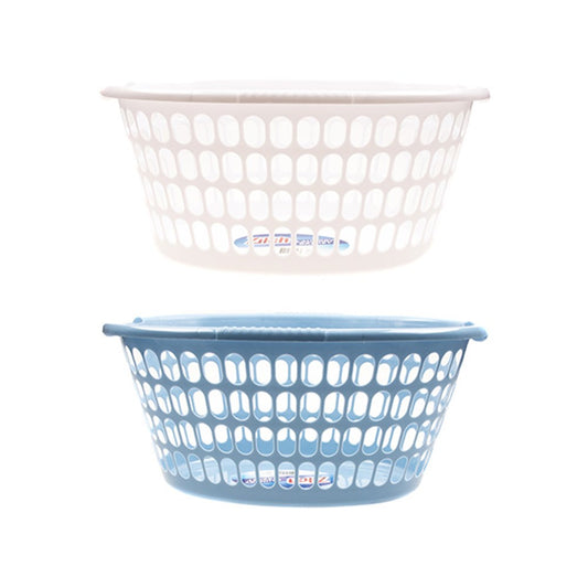 Laundry Basket Plastic 2 ASSTD COLS - $4.20 EA / CTN QTY: 12