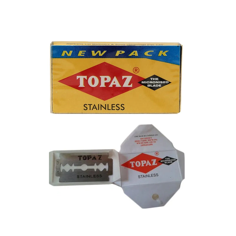 Stainless Steel Topaz Blade (5 Blades) - $0.60 EA / CTN QTY: 20