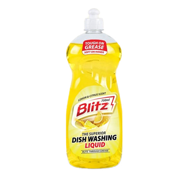 Blitz Dishwashing Liquid Lemon & Citrus 750ml - $1.99 EA / CTN QTY: 12