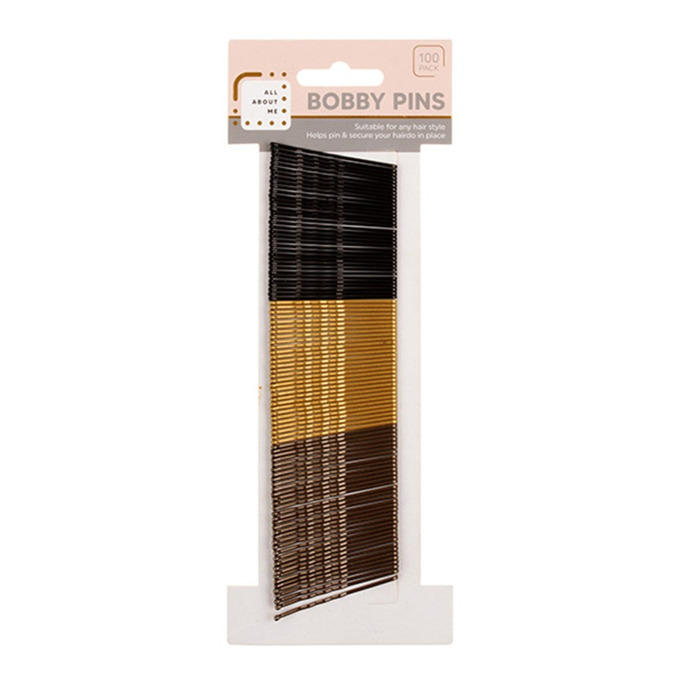 Bobby Pins ASSTD COL 100PK - $1.35 EA / CTN QTY: 12