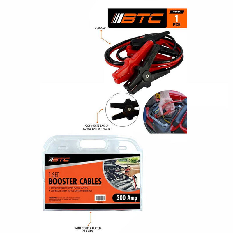 Car Booster Cable 300Amp - $12.98 EA / CTN QTY: 6