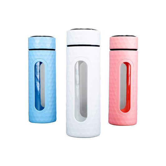 Insulated Travel Bottle w/  Infuser Glass 450ml - $1.99 EA / CTN QTY: 6