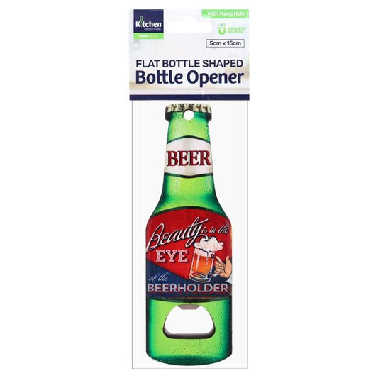 Bottle Opener Magnetic Bottle Shaped 15x5cm - $1.85 EA / CTN QTY: 12