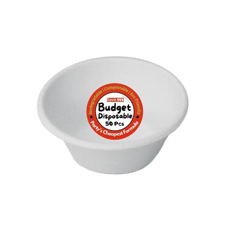 BUDGET 8OZ BOWL (50PCS) - $2.50 CTN 20