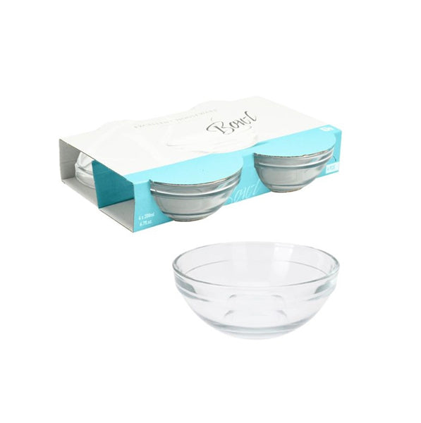 Bowl Glass Set 200ml 4PCS - $3.25 EA / CTN QTY: 11