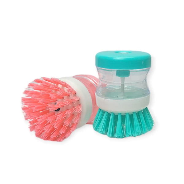 SOAP DISPENSING POT BRUSH 5X7CM - $0.99 CTN 6