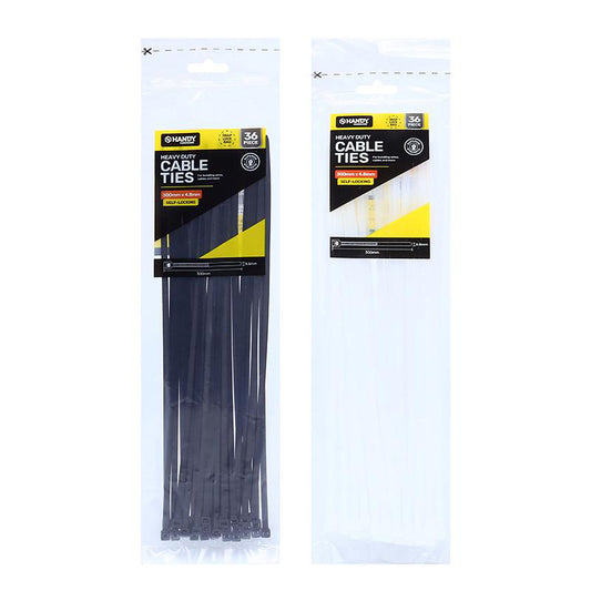 Cable Ties 300x4.8 mm 36pcs - $1.50 EA / CTN QTY: 12