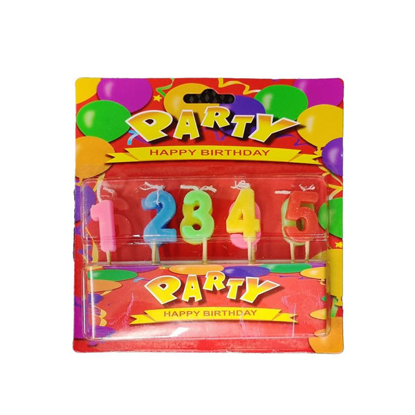 Birthday Candle Set Numeric - $1.35 EA / CTN QTY: 12