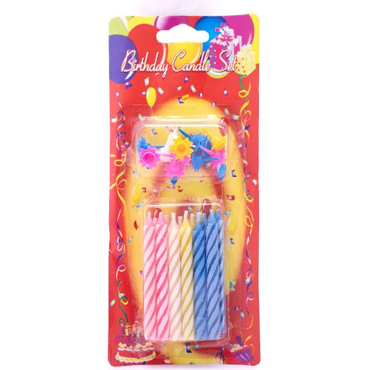 Birthday Candle Set 12 Pack - $1.20 EA / CTN QTY: 12