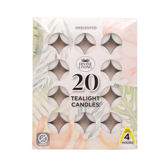 Tealights 4Hr x 20PK  - $1.99 EA / CTN QTY: 36