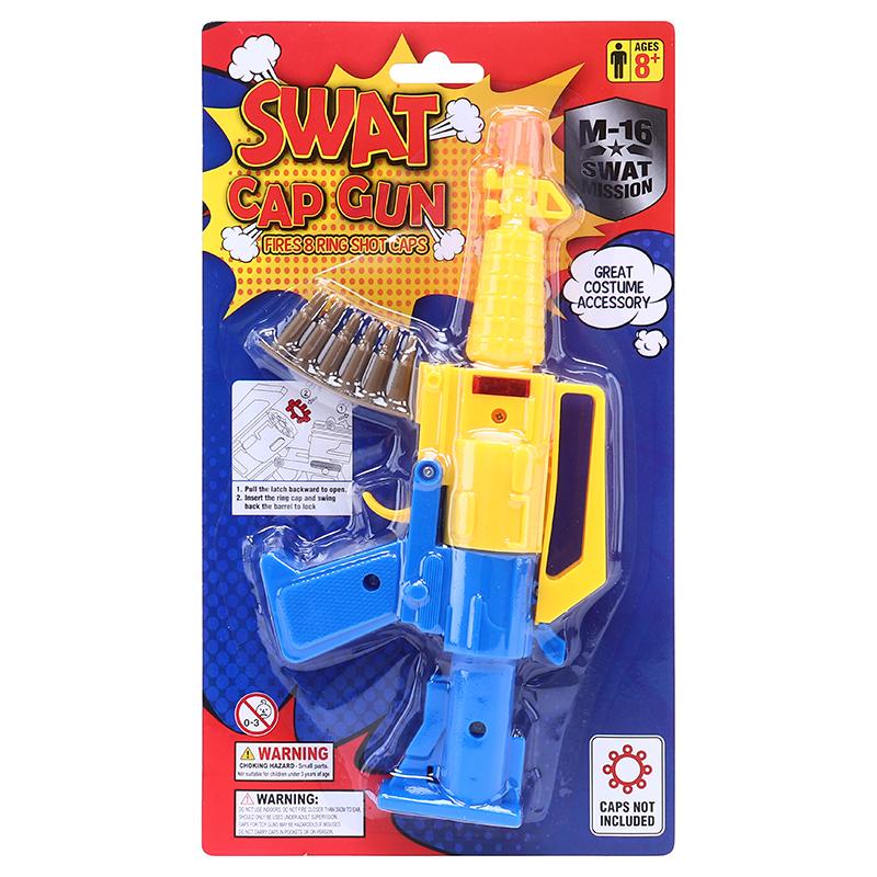 Cap Gun M16 Swat 22cm w/ 8 Shot - $3.20 EA / CTN QTY: 12