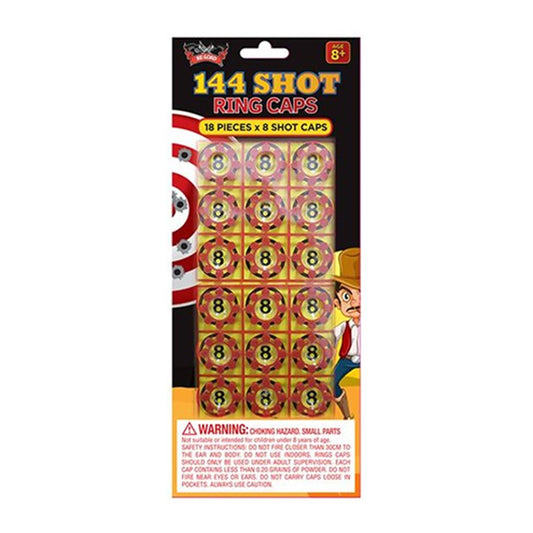 Cap Gun Shots Premium 144PCS - $1.00 EA / CTN QTY: 24