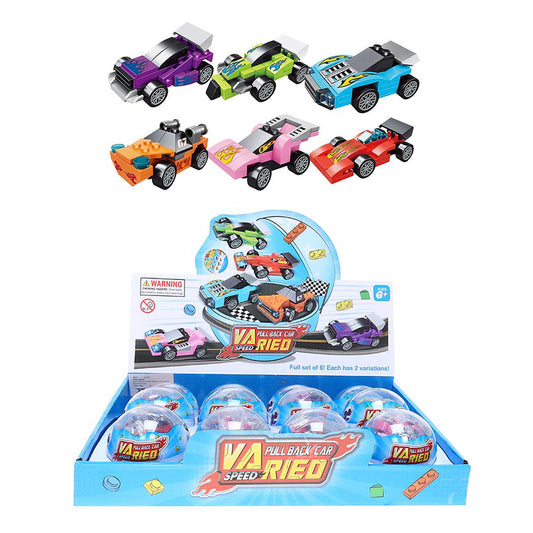 Building Brick Kit Blind Egg Race Car - $1.85 EA / CTN QTY: 12