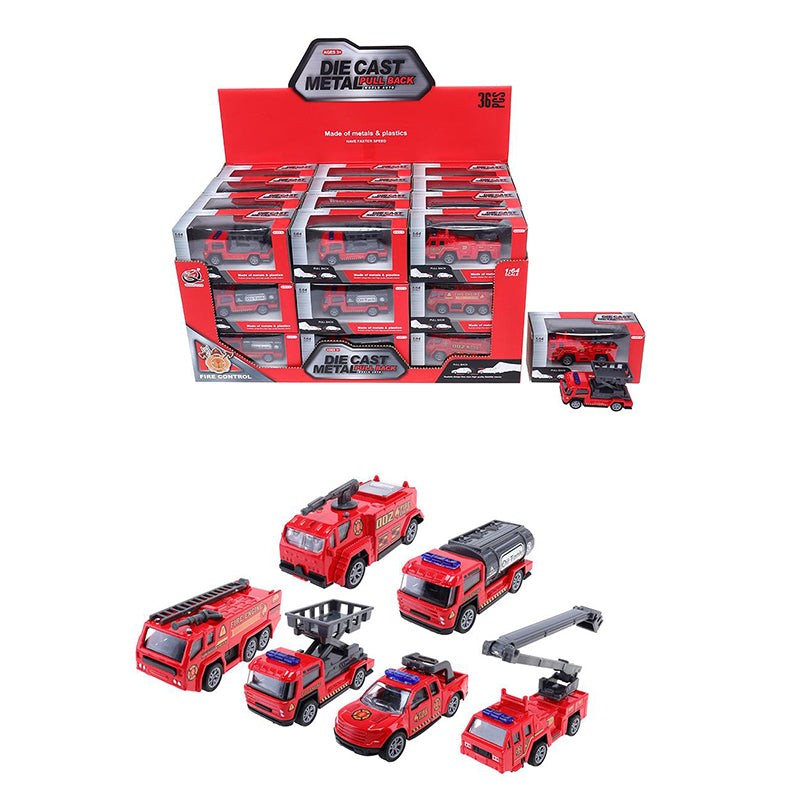 Die Cast Fire Control Vehicles - $1.75 EA / CTN QTY: 12