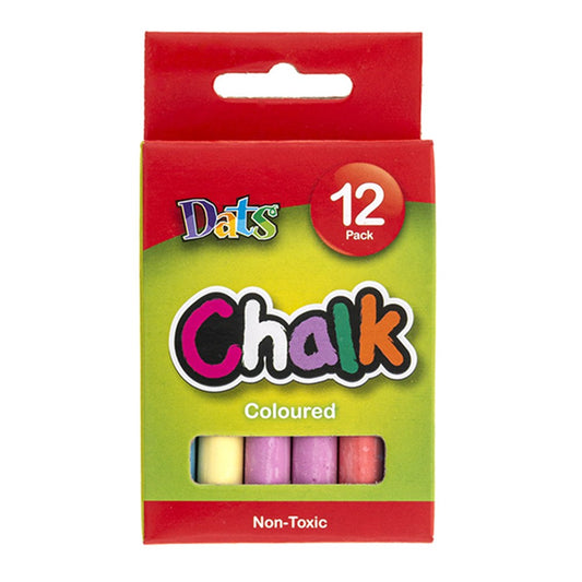 Chalk Coloured 12pk in Col Box - $0.99 EA / CTN QTY: 12