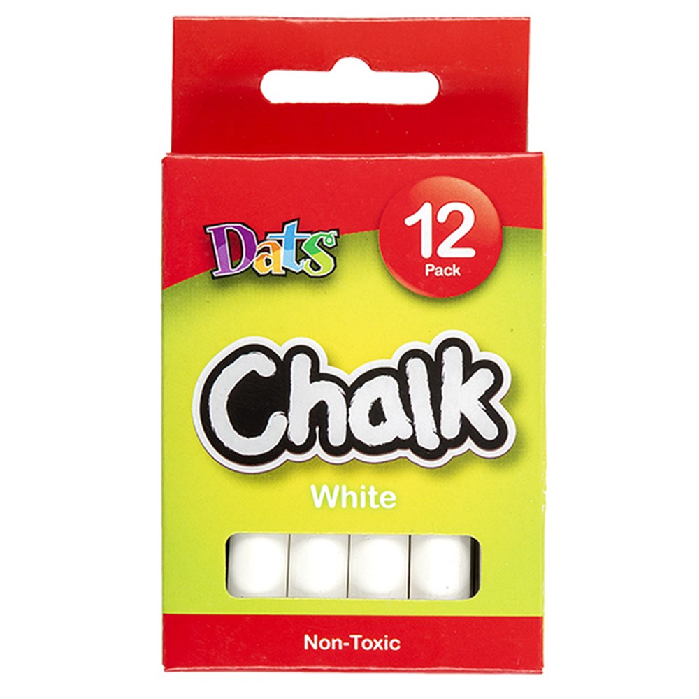 Chalk White 12pk in Col Box - $	0.99 EA / CTN QTY: 12