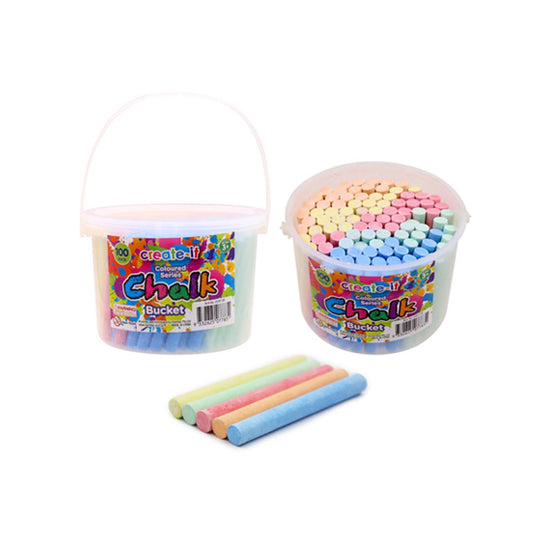 Coloured Series Chalk Bucket 100PK - $1.60 EA / CTN QTY: 12