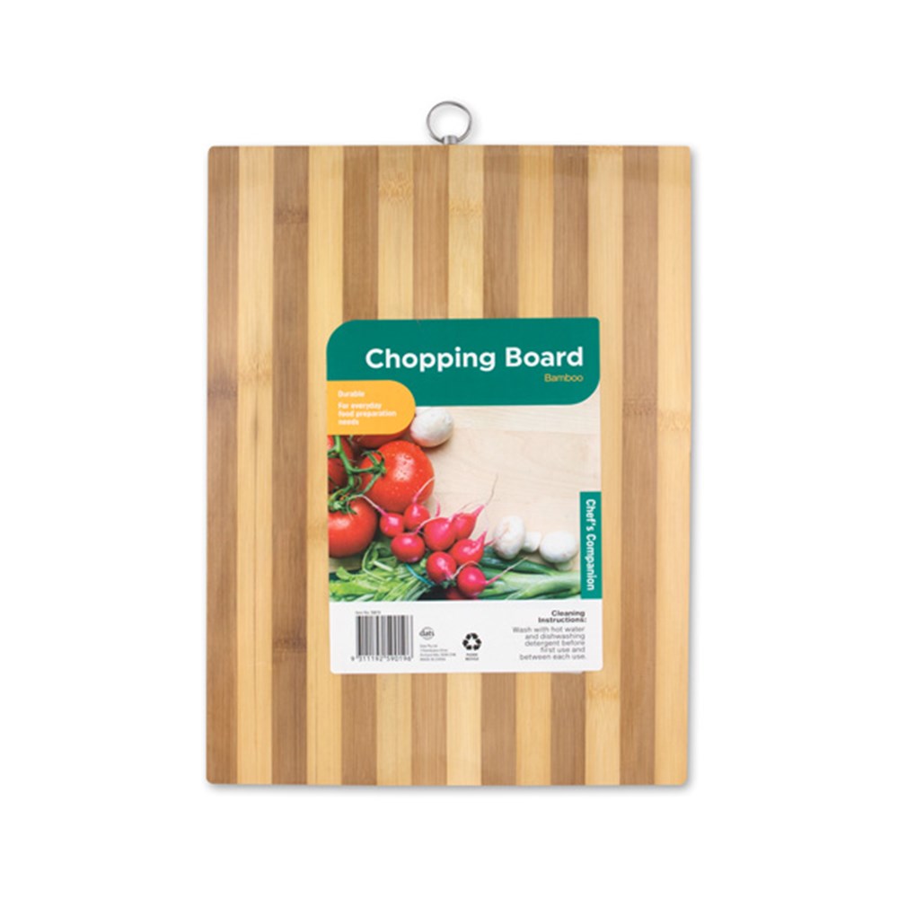 Chopping Board Bamboo Striped Medium  30x20x1.75cm - $4.25 EA / CTN QTY: 12