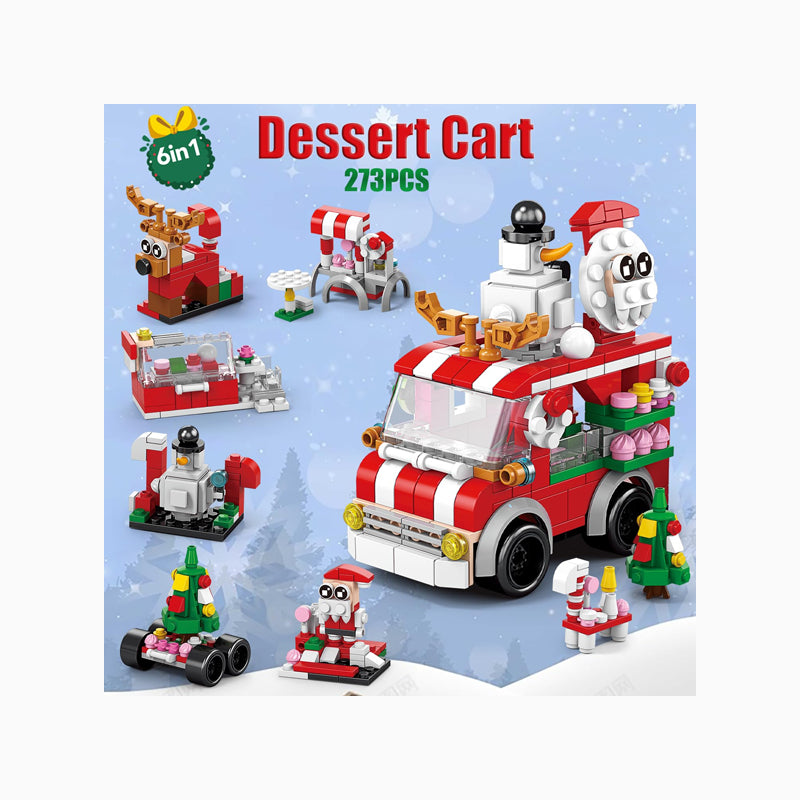 Building Brick Kit 6 in 1 Christmas Van 273pc - $6.99 EA / CTN QTY: 2