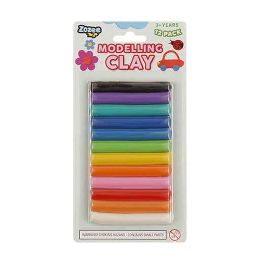 Clay Modelling Coloured 12PK - $1.50 EA / CTN QTY: 12