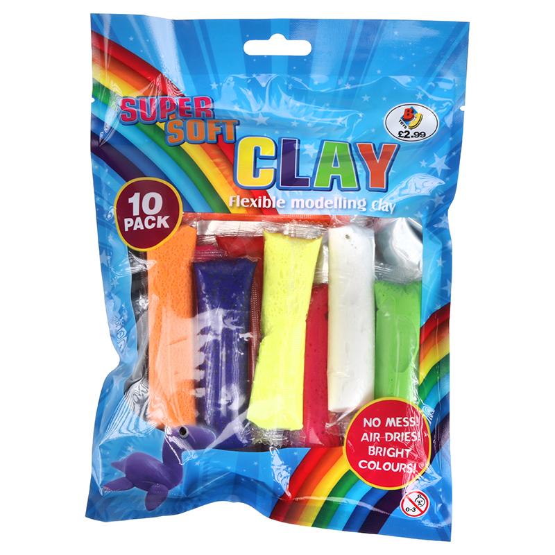 Clay Super Soft Kit 10PCS - $1.99 EA / CTN QTY: 12