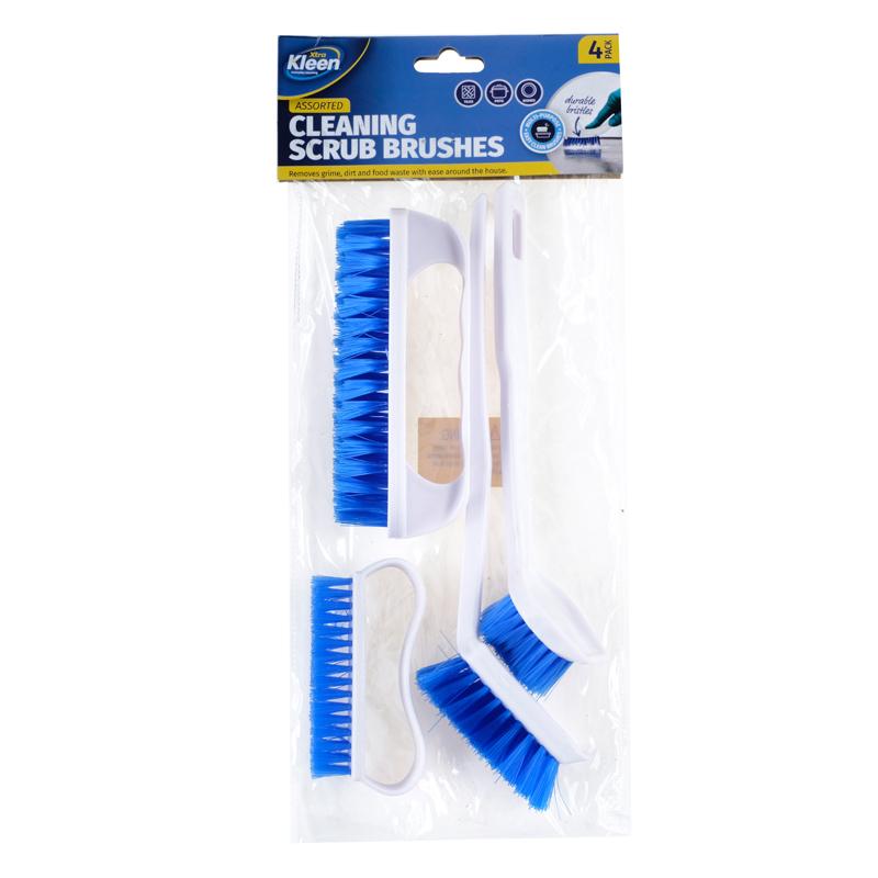 Kitchen & Cleaning Scrub Brushes ASSDT 4PCS - $1.65 EA / CTN QTY: 12