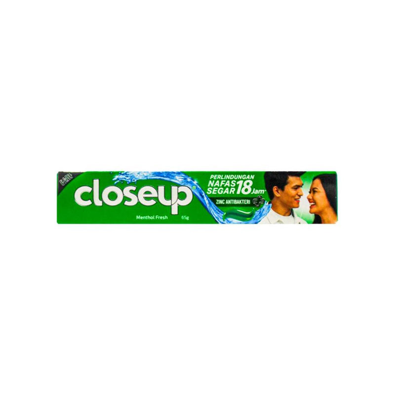 CloseUp 65g Tooth Paste Menthol Fresh - $1.20 EA / CTN QTY: 12