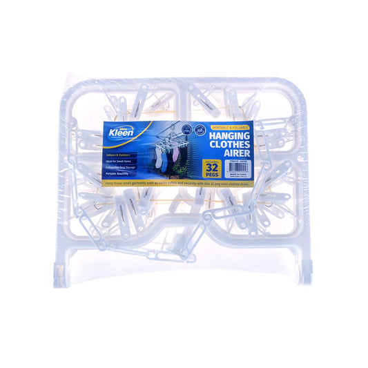 Pegs Hanging Airer w/ 32 Pegs - $4.75 EA / CTN QTY: 12