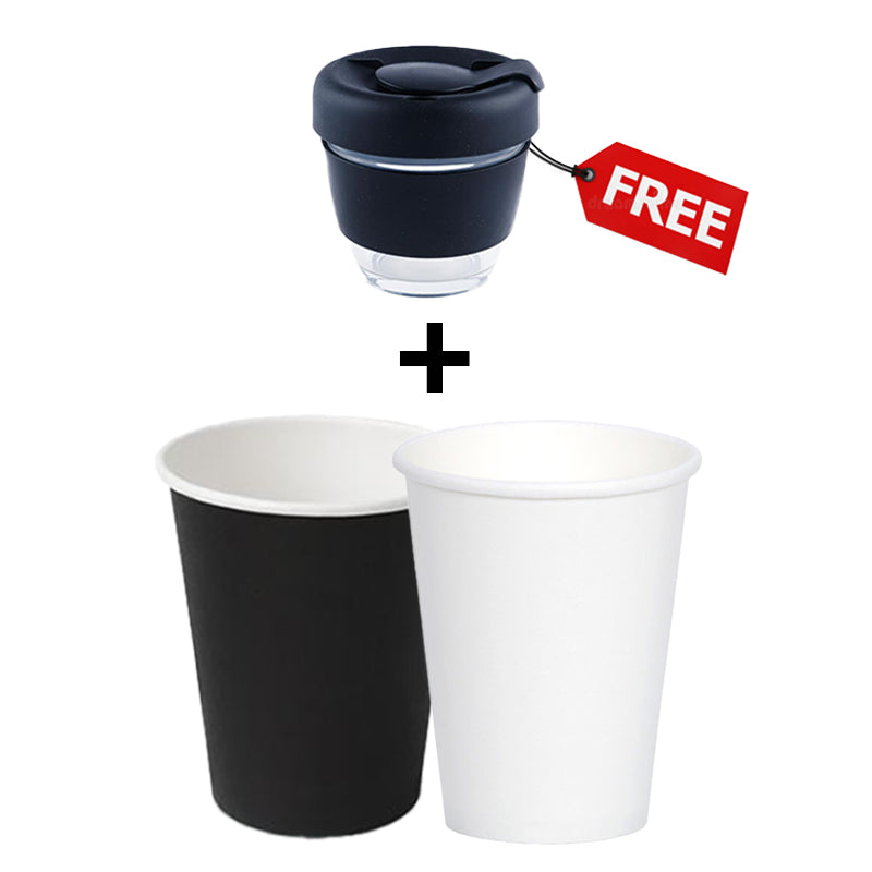 6oz Coffee Cup 1000PCS + 1 FREE TRAVEL MUG w/ EACH BOX