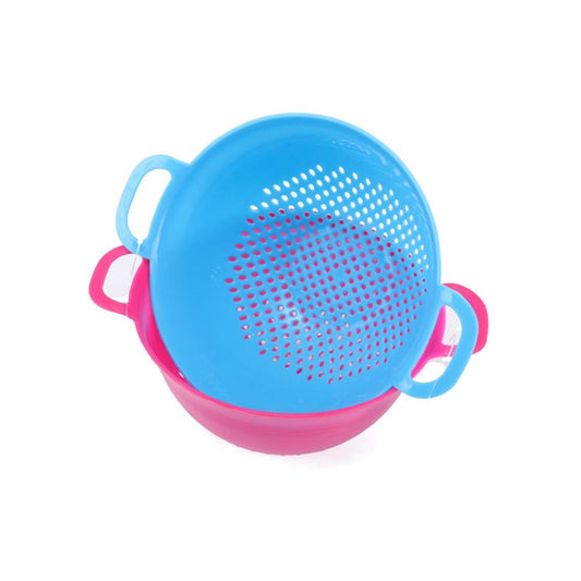 Mini Plastic Colander W/ Handles 2PK - $1.20 EA / CTN QTY: 12