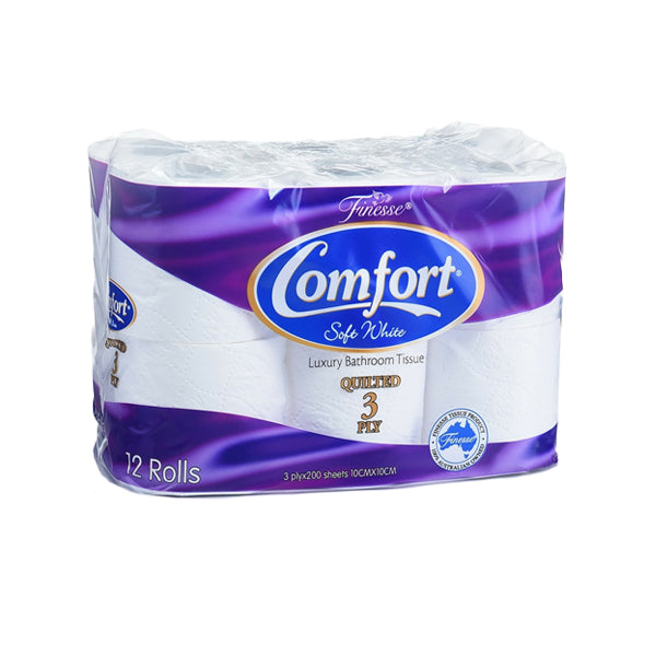 Comfort 3ply 12PK - $5.99 EA / CTN QTY: 4