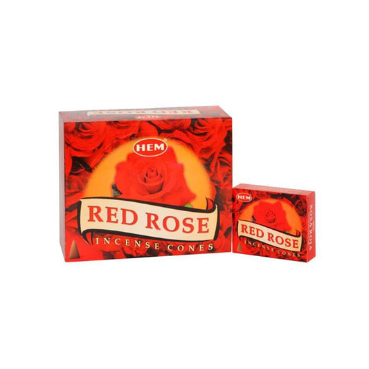 HEM Cone 10PK Red Rose - $0.79 EA / CTN QTY: 12