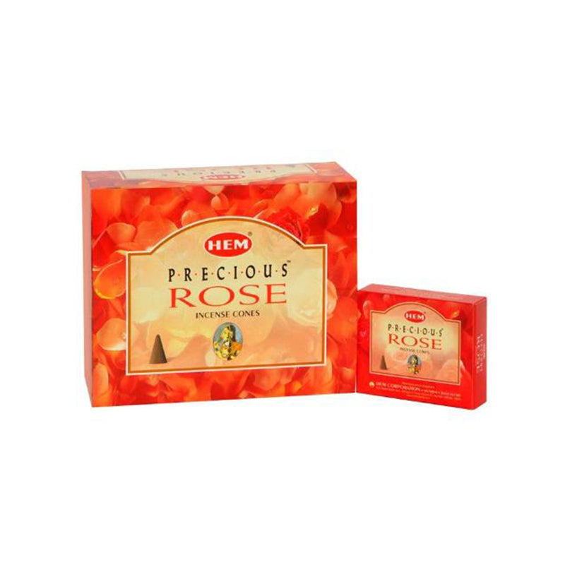 HEM Cone 10Pk Prec Rose - $0.79 EA / CTN QTY: 24